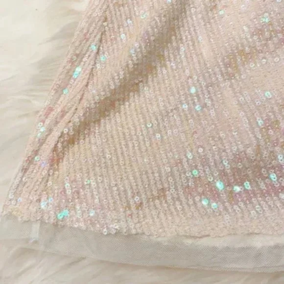 Free People Gold Rush Sequin Pearl Dress. XS,S,M,L - Picture 11 of 15